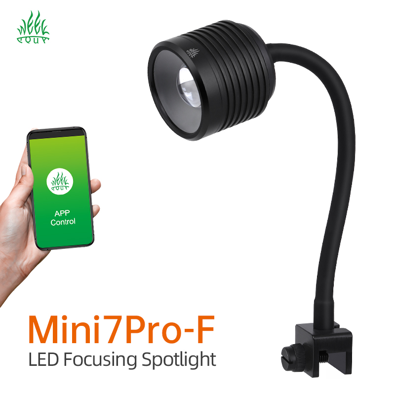 Aquarium Plant Light - Week Aqua Mini7Pro-F IP68 Submersible LED