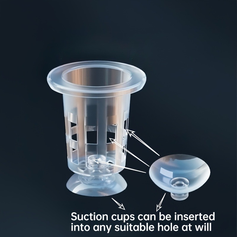 Aquarium Plant Holder - 10/20/30Pcs Plastic Aquarium Planting Cups For