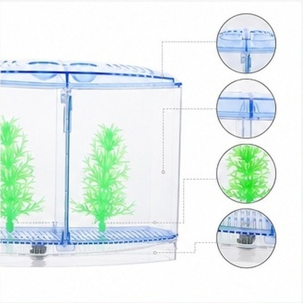 1Set Clear Compact Acrylic Fis - đánh giá và giá Aquarium Plants Live