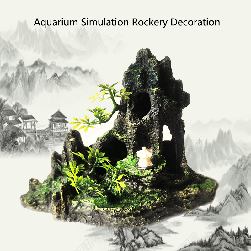 Resin Aquarium Rockery Mountai - đánh giá và giá Aquarium Plant Substrate
