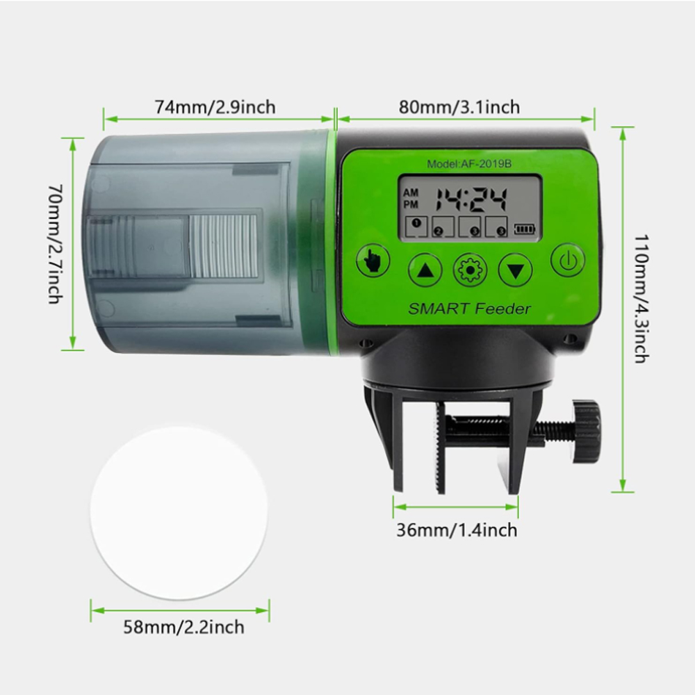 Automatic fish tank feeder int - đánh giá và giá Aquarium Fertilizer