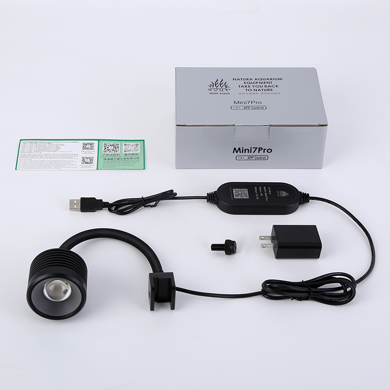 Week Aqua Mini7Pro-F IP68 Subm - đánh giá và giá Aquarium Plant Light