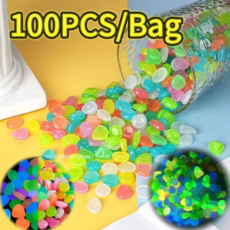100-800pcs Glow in The Dark Pe - đánh giá và giá Plant Aquarium Pot