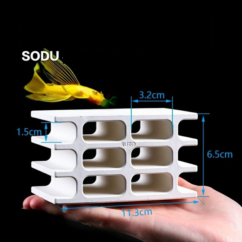 Gốm Sứ Trắng Bể Cá Cảnh Bể Cá  - đánh giá và giá Plant Aquarium Pot