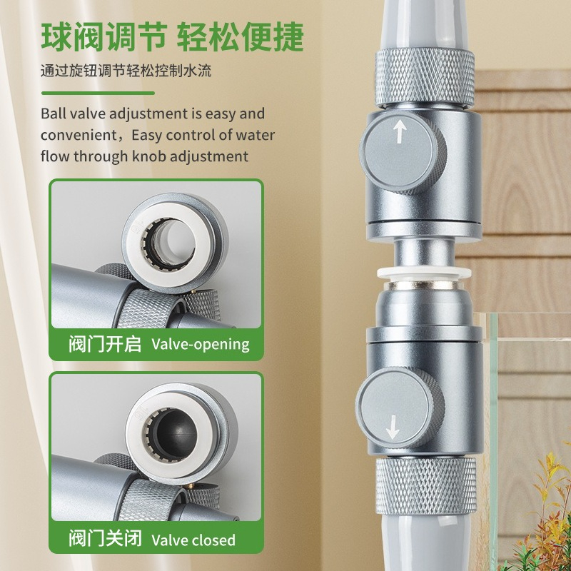 Quick Connect Ball Valve Aquar - đánh giá và giá Aquarium Planted Tank Filter