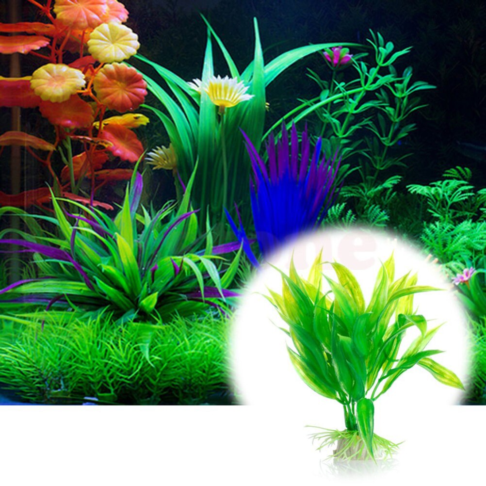 15cm Artificial Aquarium Decor - đánh giá và giá Aquarium Plants Live