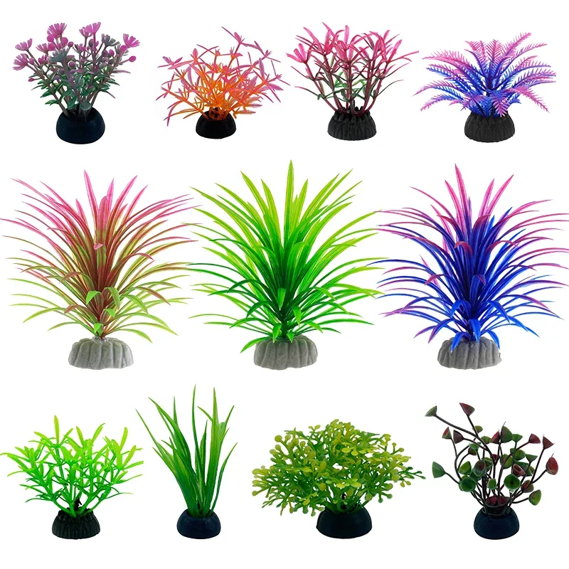 PVC Aquarium Decorative Simula - đánh giá và giá Aquarium Plants Live