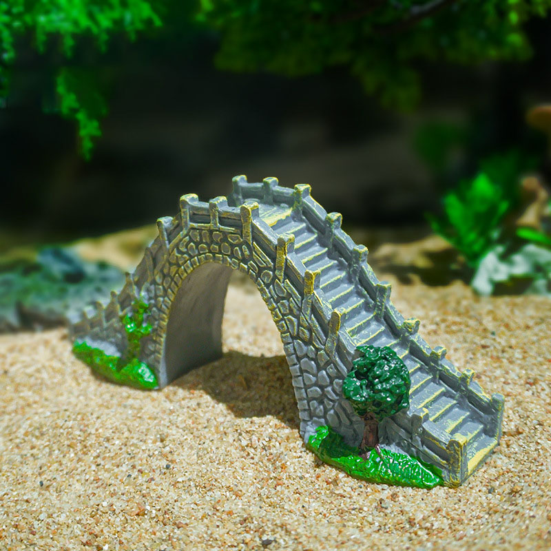 Ancient Single Arch Stone Brid - đánh giá và giá Aquarium Moss
