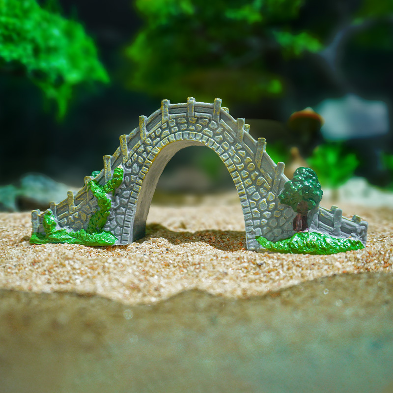 Ancient Single Arch Stone Brid - đánh giá và giá Aquarium Moss