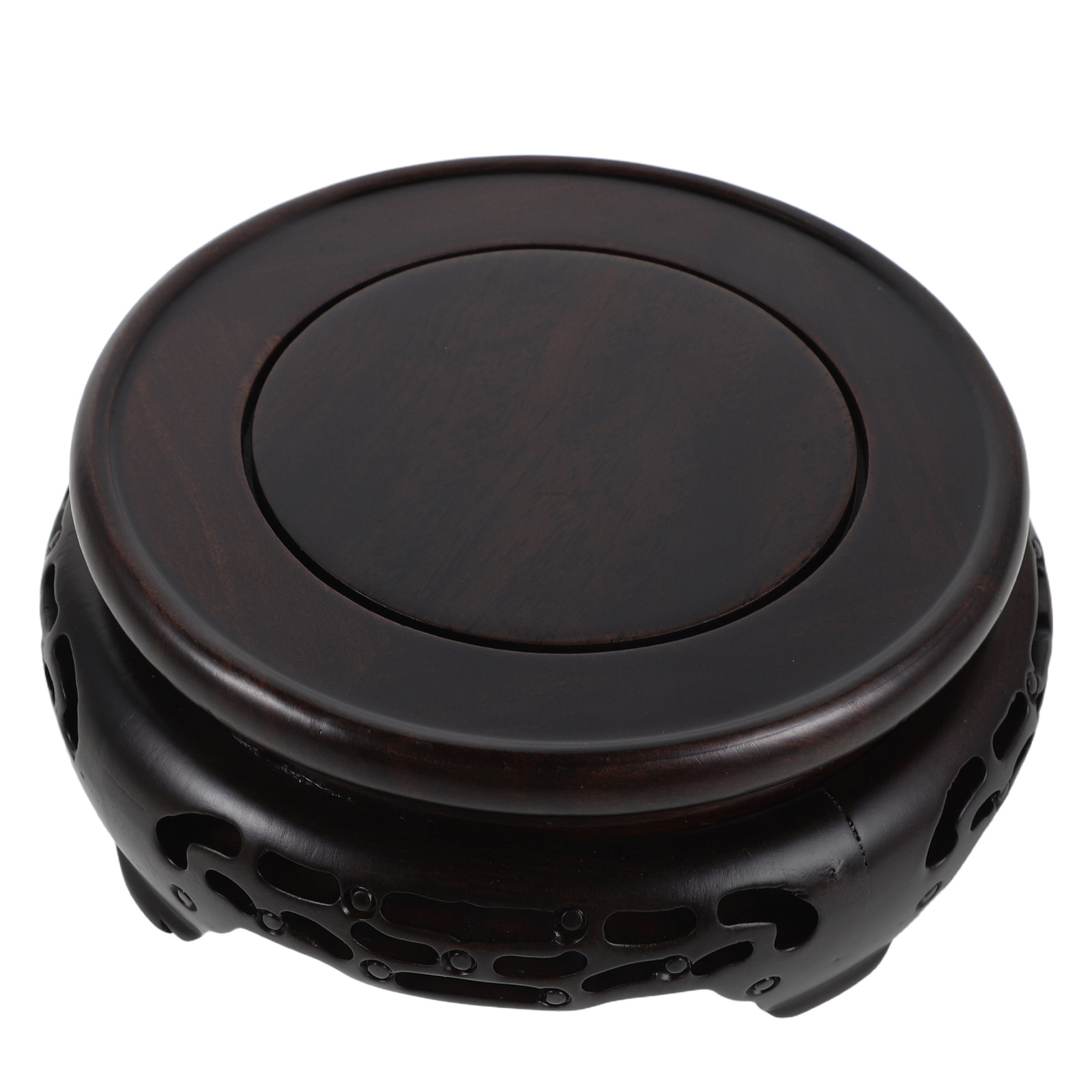 Wooden Vase Display Stand Roun - đánh giá và giá Plant Aquarium Pot