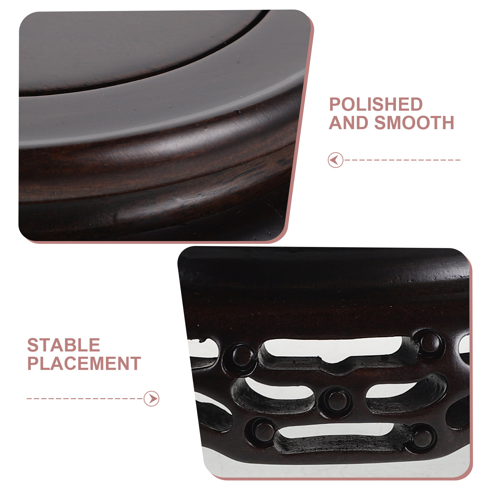 Wooden Vase Display Stand Roun - đánh giá và giá Plant Aquarium Pot