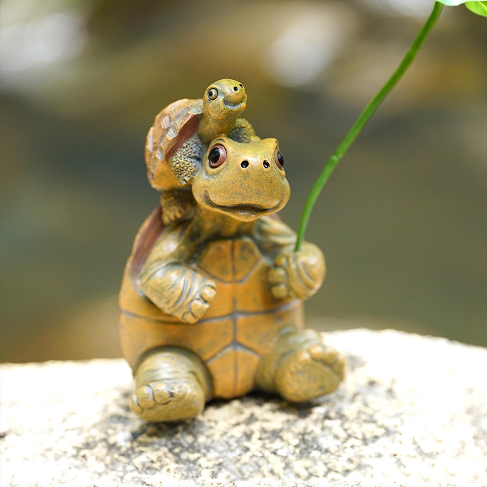 Turtle Figurine Fish Tank Deco - đánh giá và giá Plant Aquarium Pot