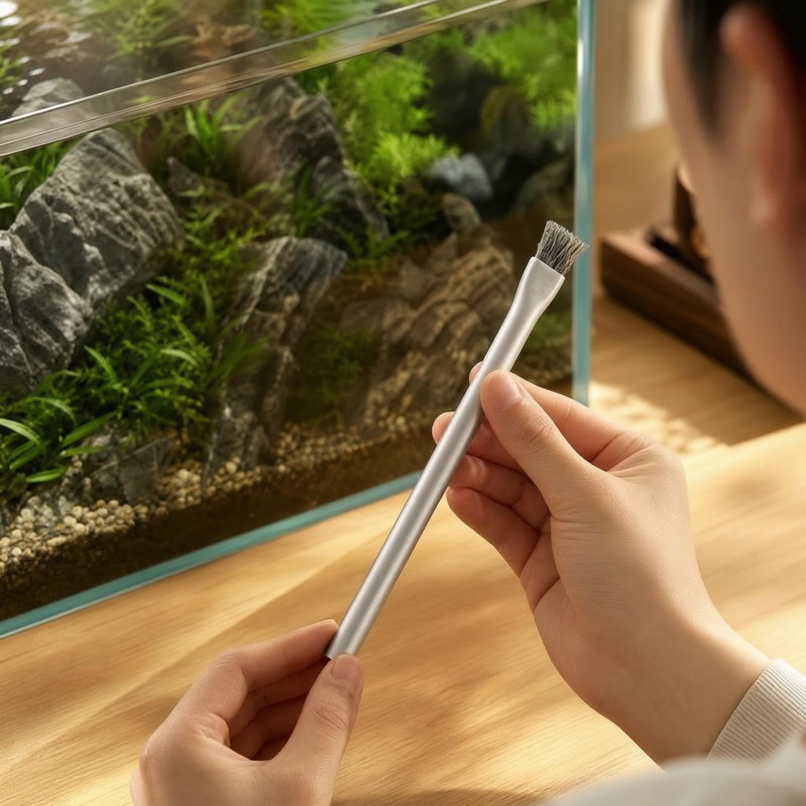 Fish Tank Algae Brush Stainles - đánh giá và giá Aquarium Driftwood