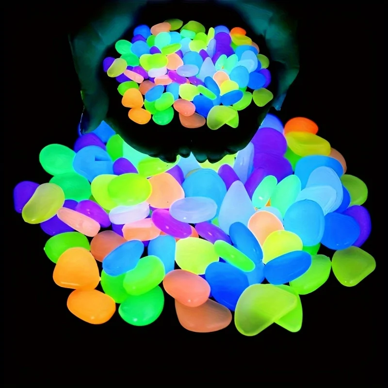 100pcs Resin Luminous Stones G - đánh giá và giá Plant Aquarium Pot